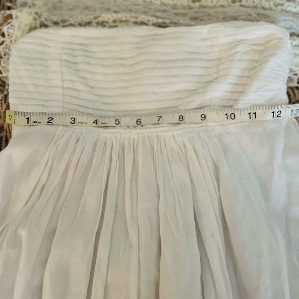 White strapless summer dress - Picture 6 of 6